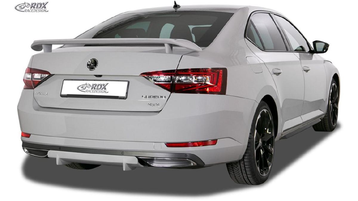 Jupe+arri%C3%A8re+%27Diffuseur+U-Diff+XL%27+sur+mesure+pour+for+Skoda+Superb+III+%283V%29+2015-+%28PU%29